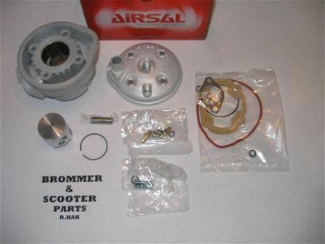 Cilinder Set 50 cc Airsal Aerox Minarelli Horiz. Lc 40.0 Alu - 0