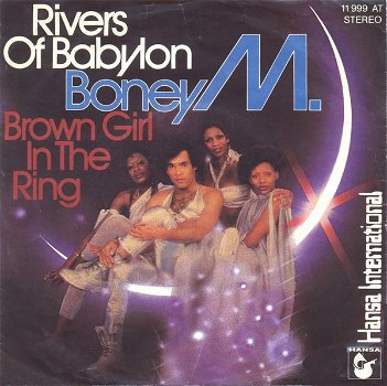 Boney M. ‎– Rivers Of Babylon / Brown Girl In The Ring (Vinyl/Single 7 Inch) gekleurde cover - 0