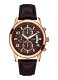 HORLOGE GUESS EXEC W0076G4 CHRONOGRAAF HORLOGE HEREN ROSÉ 44MM BRUIN CROCO LEREN BAND - 0 - Thumbnail