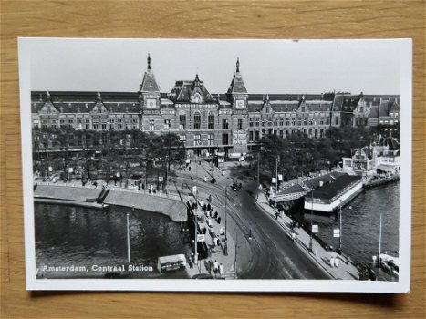 Ansichtkaart Amsterdam Centraal Station - 0