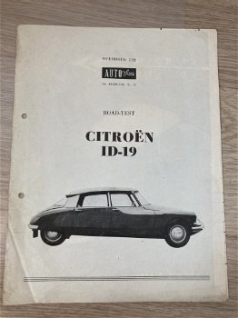 CITROEN ID 19 Autovisie Roadtest - 1957 (D776) - 0