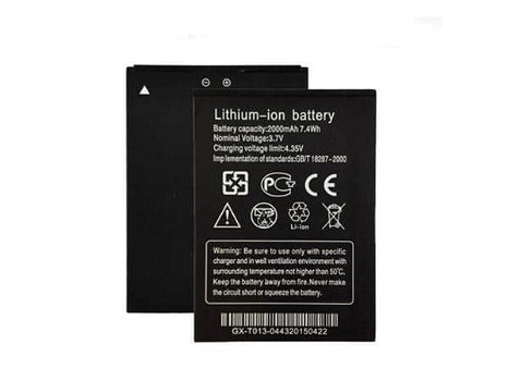 3.7V 2000mAh/7.4WH battery compatible model THL W200 - 0