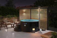 Hottub Luxe Hottub ø200 – Black edition – Met Interne Kachel