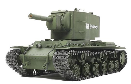 RC tank Tamiya 56030 bouwpakket Russian Heavy Tank KV-2 Full Option Kit 1:16 - 0