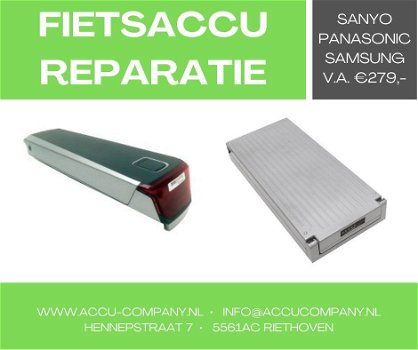 Fietsaccu reparatie Flyer, Qwic, Giant, Sparta en Gazelle - 6