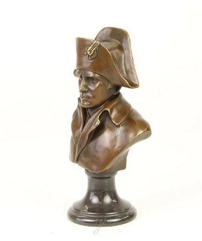 brons beeld , Napoleon, buste - 5