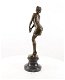 brons beeld , denker vrouw - 2 - Thumbnail