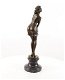 brons beeld , denker vrouw - 4 - Thumbnail