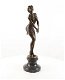 brons beeld , denker vrouw - 6 - Thumbnail