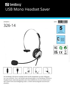 USB Mono Headset Saver - 3