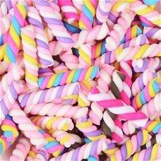 Polymeer (fimo) staafjes - marshmallow diverse kleuren