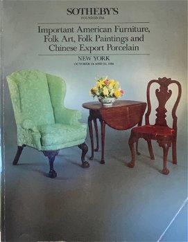 Important American furniture, folk art, Folk paintngs and Chinese export porcelain - 0