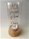 complete set houten standaard & windlicht met quote optie 2 - 1 - Thumbnail