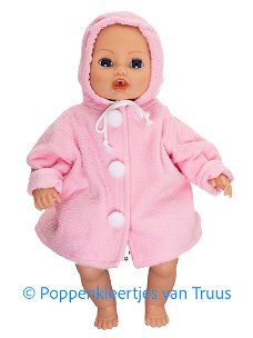 Baby Annabell 43 cm Jasje roze/fleece