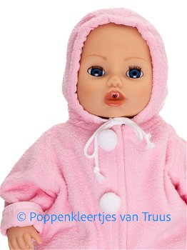Baby Annabell 43 cm Jasje roze/fleece - 1