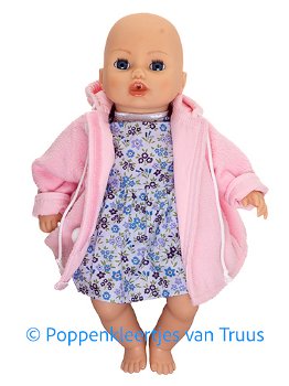 Baby Annabell 43 cm Jasje roze/fleece - 2