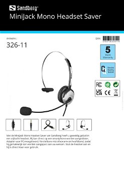 MiniJack Mono Headset Saver - 4