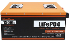 Cloudenergy 24V 150Ah LiFePO4 Battery Pack Backup Power