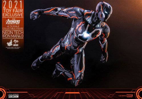 Hot Toys Avengers Infinity War Neon Tech Iron Man MMS597D39 - 4