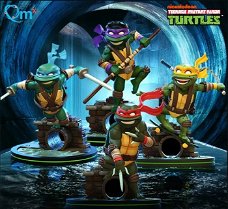 Quantum mechanix Q-Fig TMNT statue set