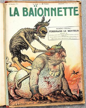 La Baïonnette 1915 Volume 2 - 13 nummers ingebonden WO1 - 6