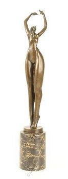 bronzen beeld ,pikant - 7