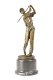 brons beeld van een golfer,golf - 1 - Thumbnail