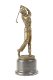 brons beeld van een golfer,golf - 7 - Thumbnail