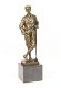 bronzen sculptuur van een golfer , golf - 0 - Thumbnail