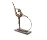 brons beeld , danser, turnen - 6 - Thumbnail