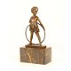 brons beeld van een meisje , brons - 0 - Thumbnail