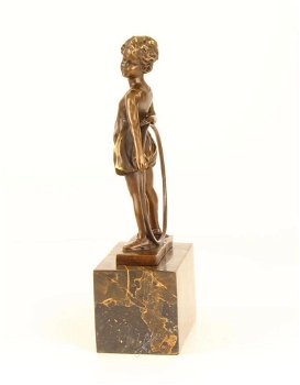 brons beeld van een meisje , brons - 2
