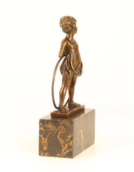 brons beeld van een meisje , brons - 6