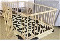 Houten grondbox | 6 panelen | inklapbaar | CS4V | retourdeal - 0 - Thumbnail