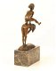 brons beeld , bokkie sprong - 3 - Thumbnail