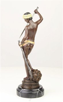 brons beeld , Goliath , brons - 3
