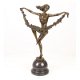 brons beeld , dansende pikante dame - 0 - Thumbnail