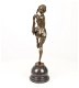 brons beeld , dansende pikante dame - 2 - Thumbnail