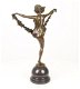 brons beeld , dansende pikante dame - 3 - Thumbnail