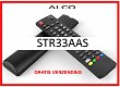 Vervangende afstandsbediening voor de STR33AAS van ALCO. - 0 - Thumbnail
