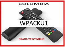 Vervangende afstandsbediening voor de WPACKU1 van COLUMBIA.