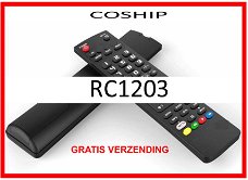 Vervangende afstandsbediening voor de RC1203 van COSHIP.