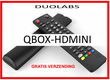 Vervangende afstandsbediening voor de QBOX-HDMINI van DUOLABS. - 0 - Thumbnail