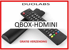 Vervangende afstandsbediening voor de QBOX-HDMINI van DUOLABS.