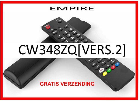 Vervangende afstandsbediening voor de CW348ZQ[VERS.2] van EMPIRE. - 0