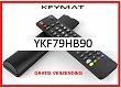 Vervangende afstandsbediening voor de YKF79HB90 van KEYMAT. - 0 - Thumbnail