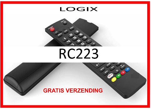 Vervangende afstandsbediening voor de RC223 van LOGIX. - 0