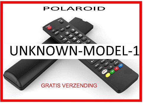 Vervangende afstandsbediening voor de UNKNOWN-MODEL-1 van POLAROID. - 0