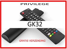 Vervangende afstandsbediening voor de GK32 van PRIVILEGE.