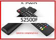 Vervangende afstandsbediening voor de S2500F van S-ZWO. - 0 - Thumbnail
